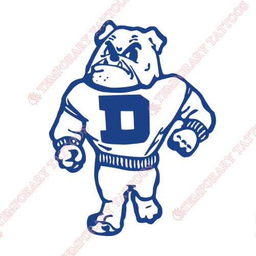 Drake Bulldogs Customize Temporary Tattoos Stickers NO.4276